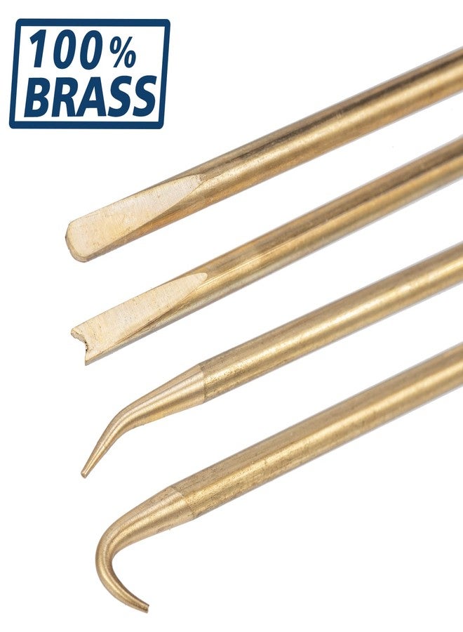 Easily O Ring Tool Set Pick -and Hook, Hand Tools, Useful as Removing Small Fuses, Oil Seal Gaskets, Springs and Wire plugs, Brass Material for Extended Tool Life - Image 3
